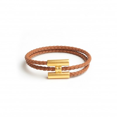 HERMÈS TOURNIS TRESSE BRACELET H068412FM37T4